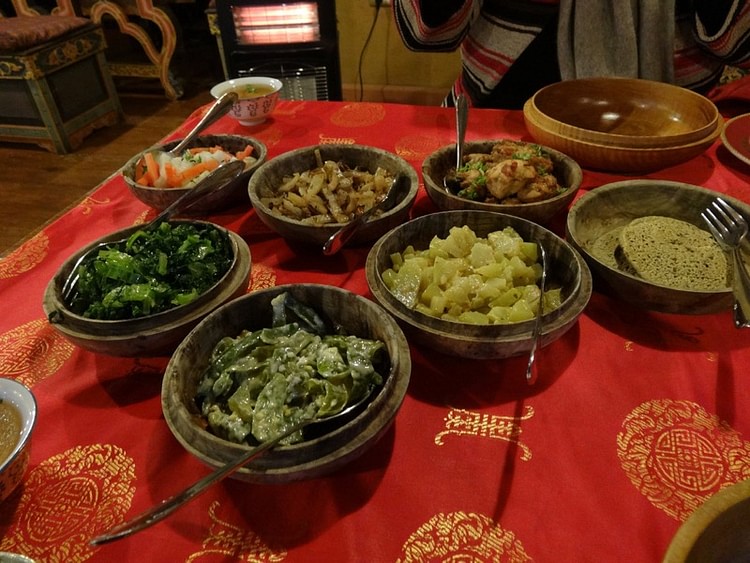 Traditional Bhutanese Food