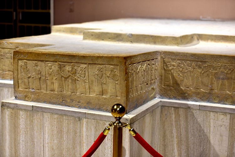 Throne Dais of Shlamaneser III at the Iraq Museum