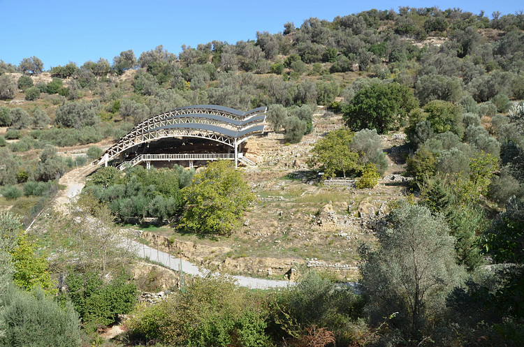 Orthi Petra Necropolis at Eleutherna, Crete