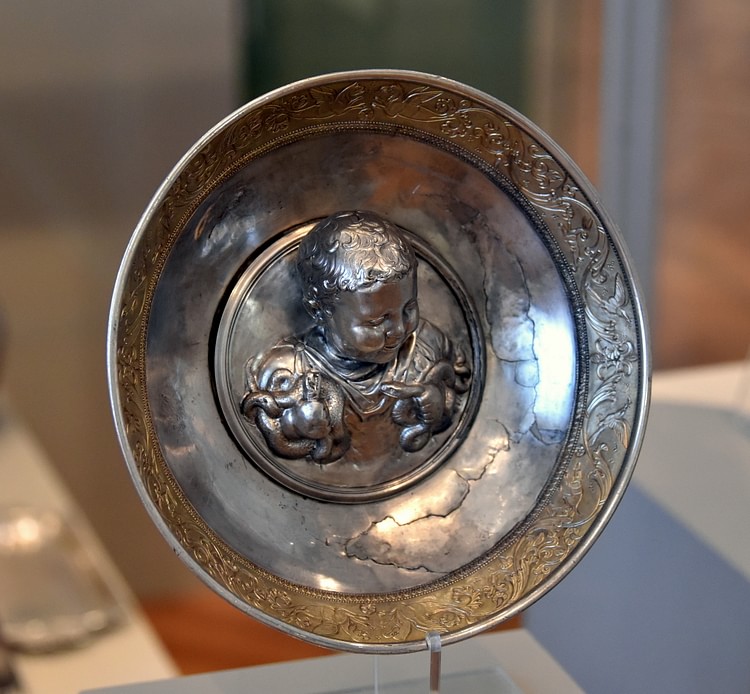 Bowl with Infant Hercules