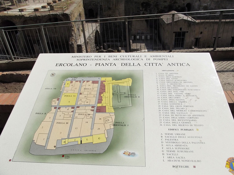 Map of Herculaneum
