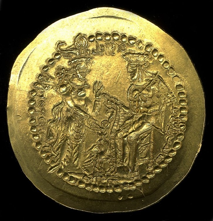 Sassanian Coin Depicting Anahita