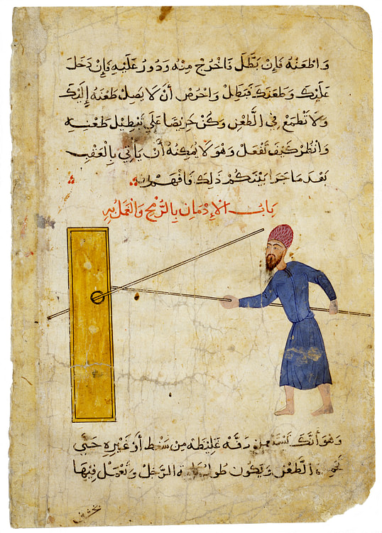 Mamluk Training with a Lance