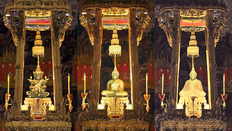 The Emerald Buddha in Seasonal Costumes