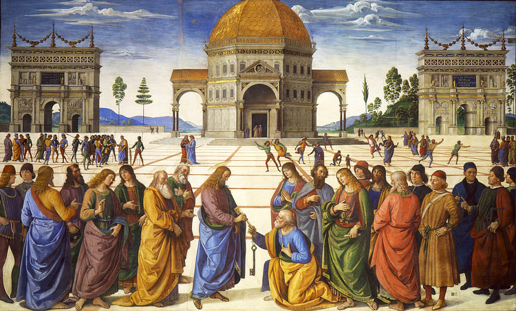 Delivery of the Keys to St. Peter by Perugino