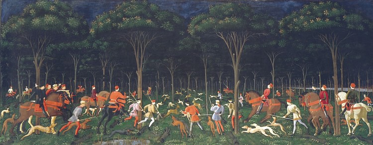 The Hunt by Uccello