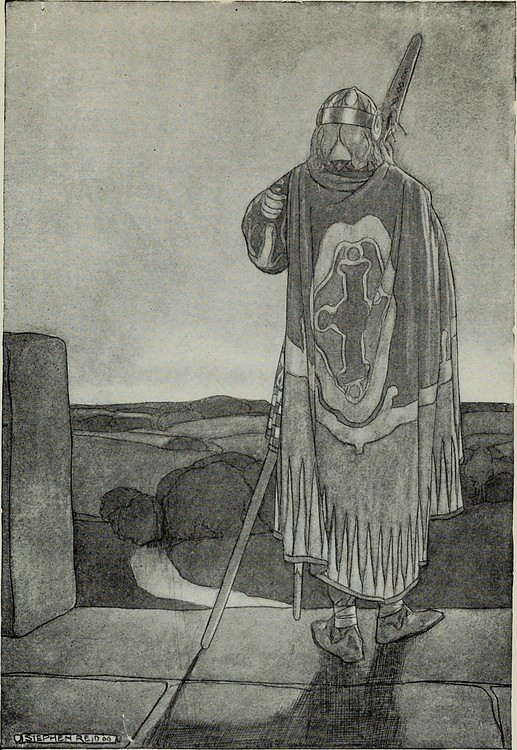 Celtic Warrior with Spear