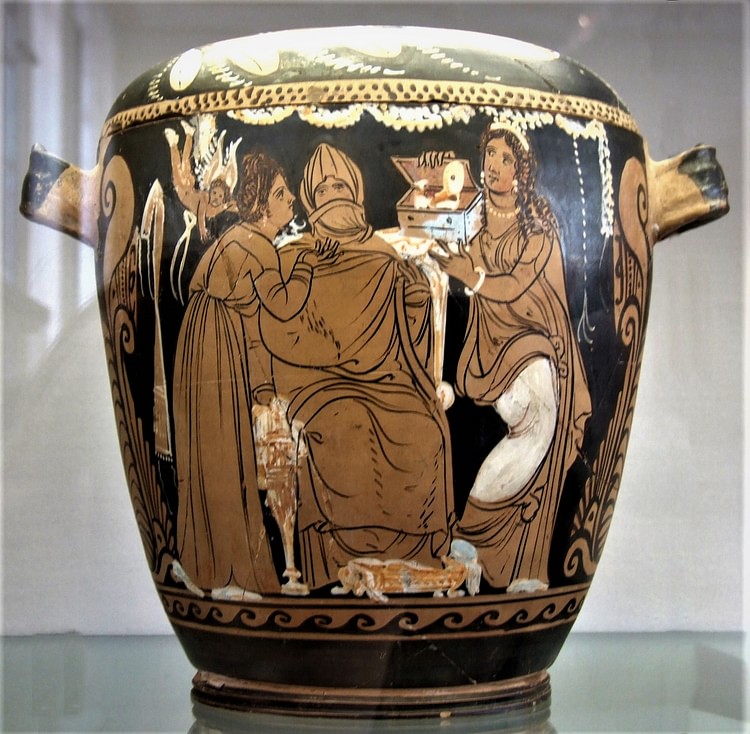 Red-Figure Vase Depicting Wedding Preparations