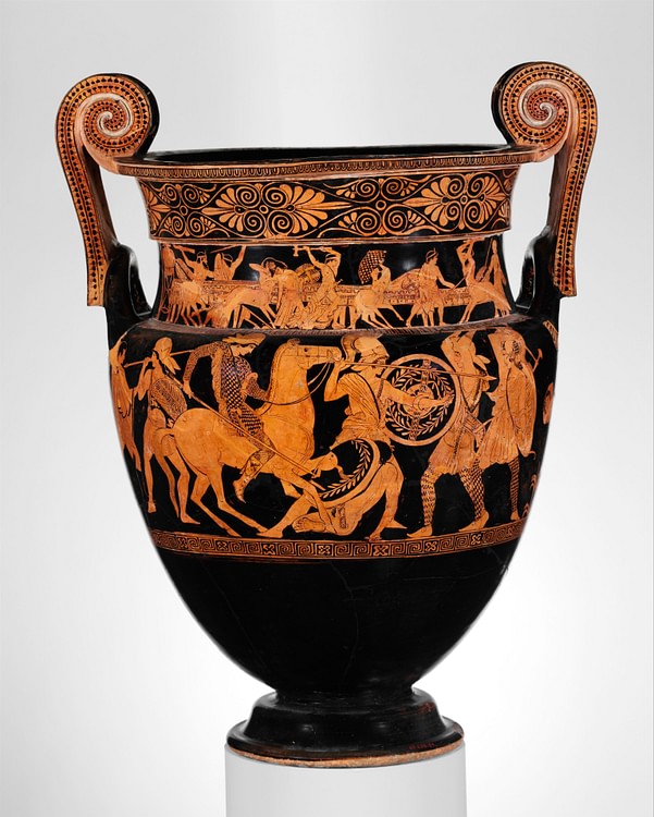 Vase Painting of Amazonomachy