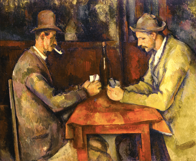 The Card Players by Cézanne