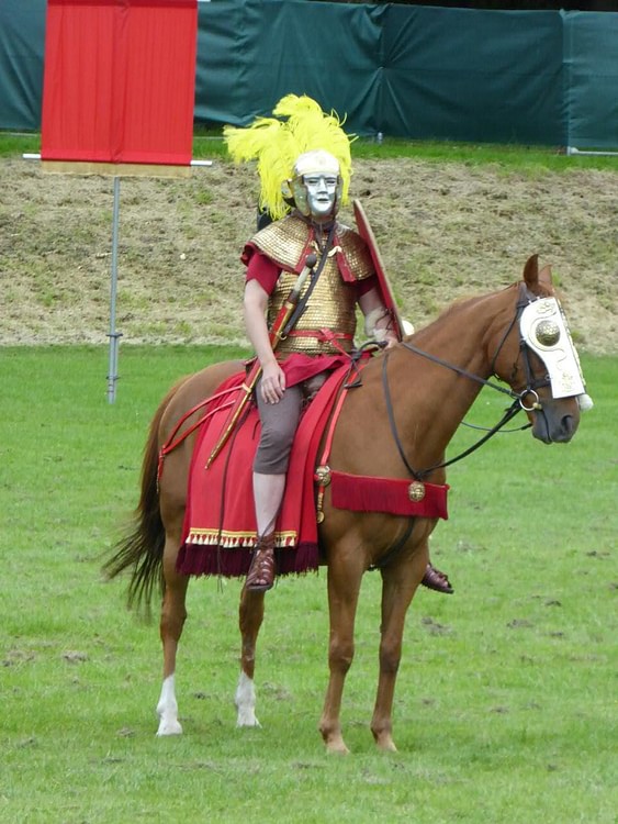 Roman Cavalry Reenactor