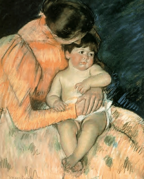 Mother and Child by Cassatt