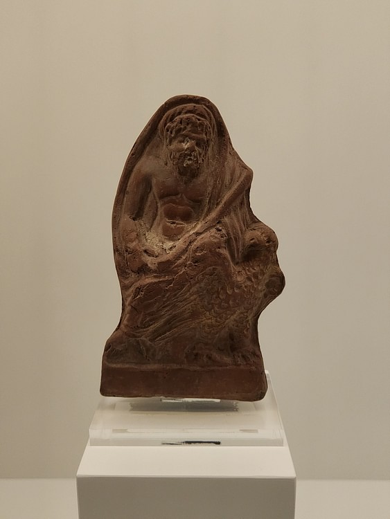 Figurine of Zeus with Eagle