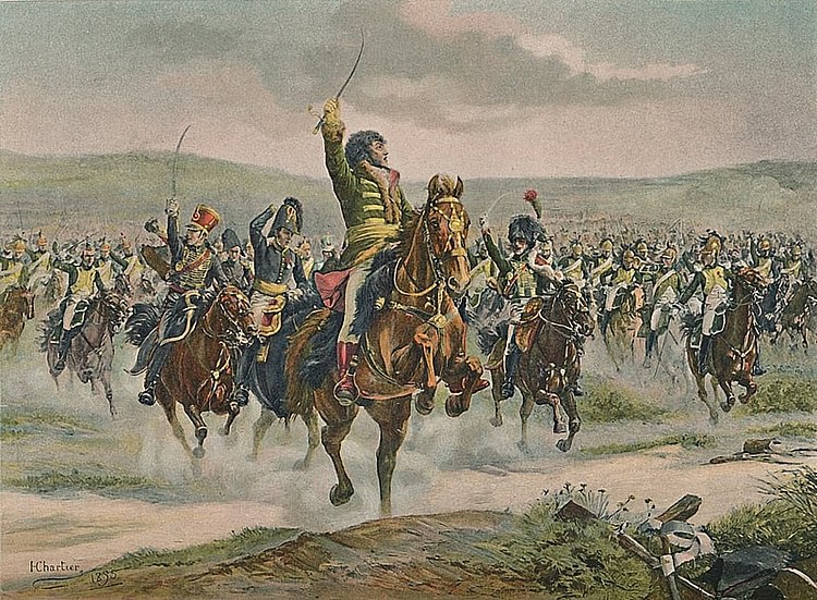 Marshal Murat Leads a Cavalry Charge at Jena