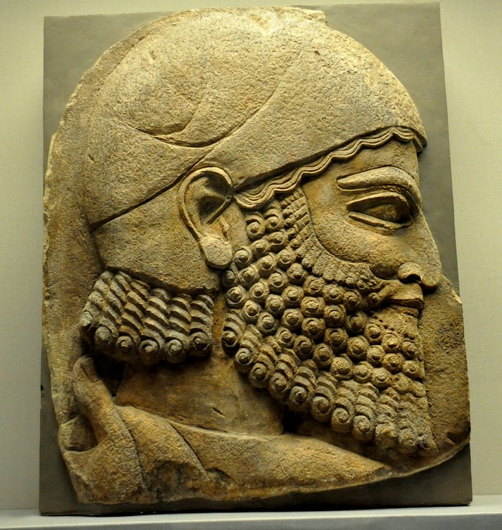 Head of a Tribute Bearer from Khorsabad