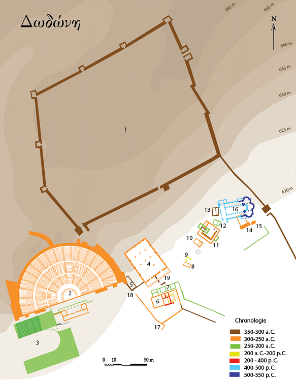Plan of Ancient Dodona