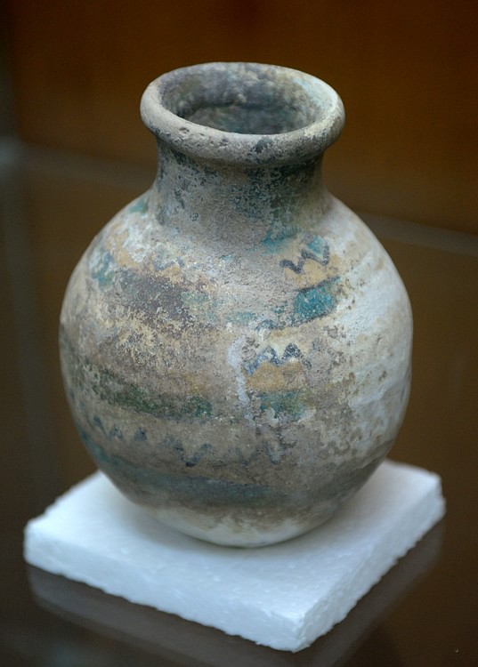 Colorful Jar from Assyria