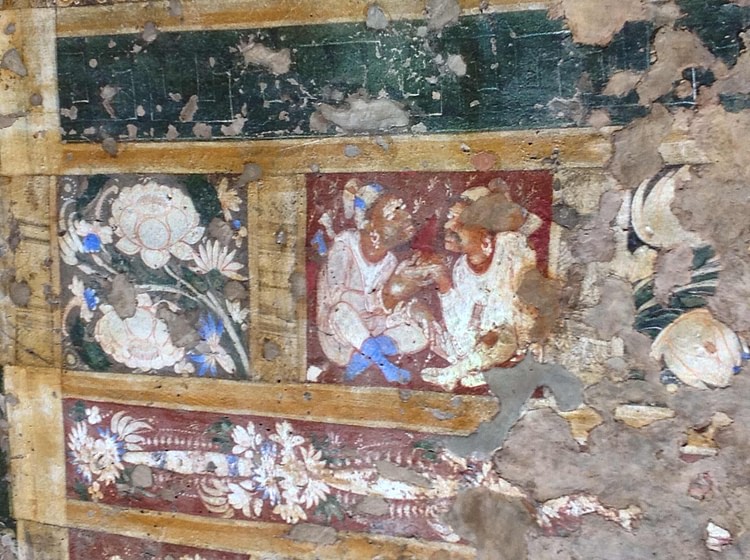 Two Traders in Discussion, Ajanta