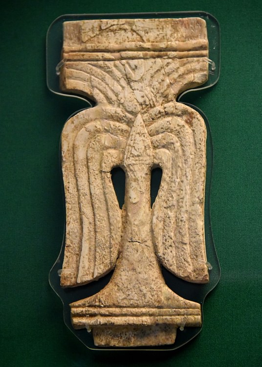 Nimrud Ivory Plaque of a Stylized Palm Tree