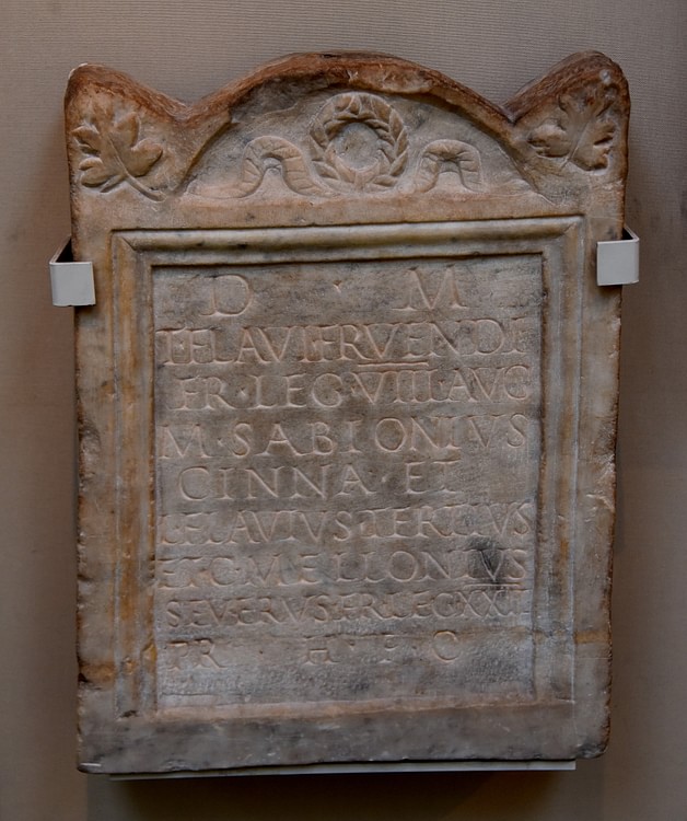Memorial Dedicated to Titus Flavius Fruendus
