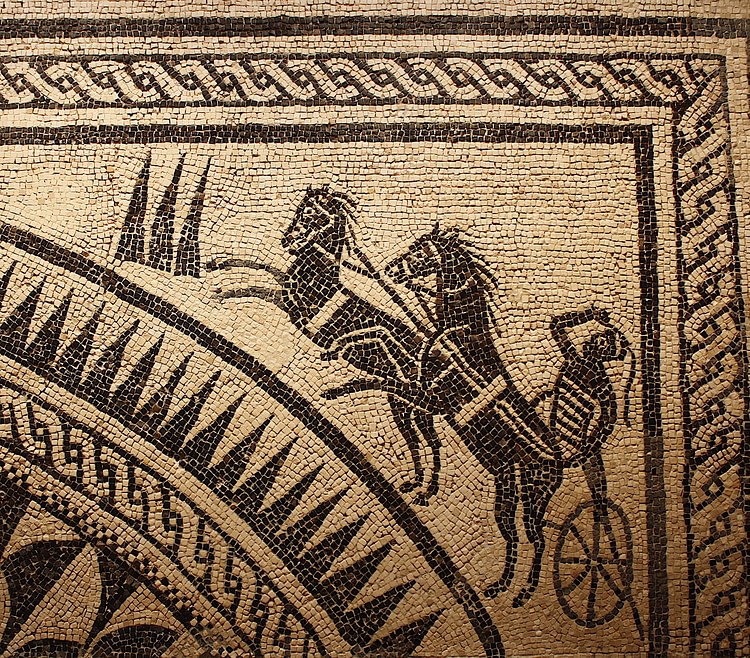 Chariot Racer Mosaic, Tarentum