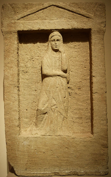 Gravestone of Greek Woman from Black Sea