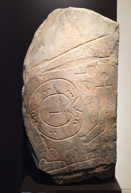 Warrior Stela from Bronze Age Iberia