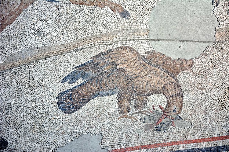 Eagle, Byzantine Mosaic.