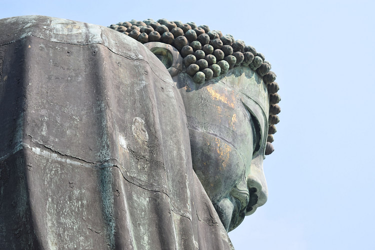 Face of the Great Buddha of Kamakura