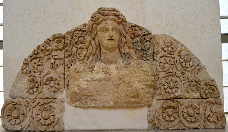 Nabataean Relief Sculpture of Atargatis