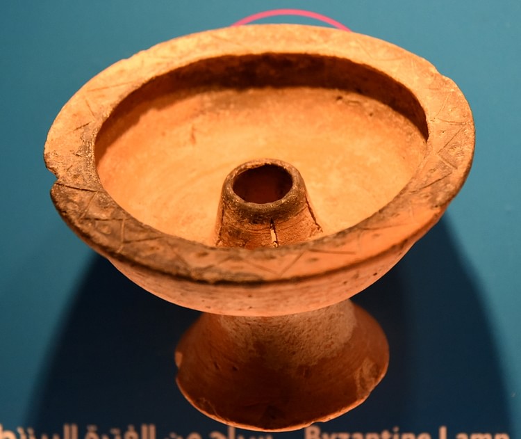 Byzantine Lamp from Madaba