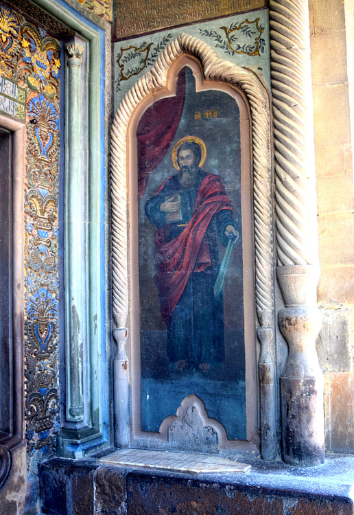 Armenian Saint Fresco, Etchmiadzin Cathedral