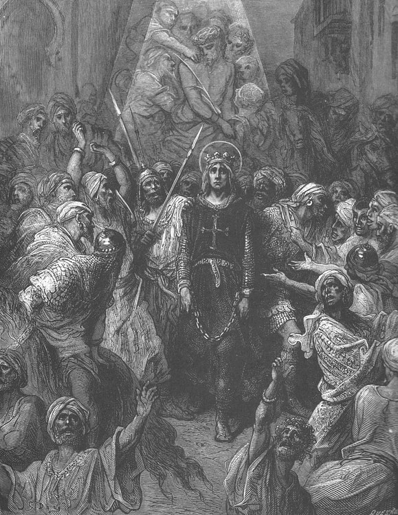 Louis IX Captured During the Seventh Crusade