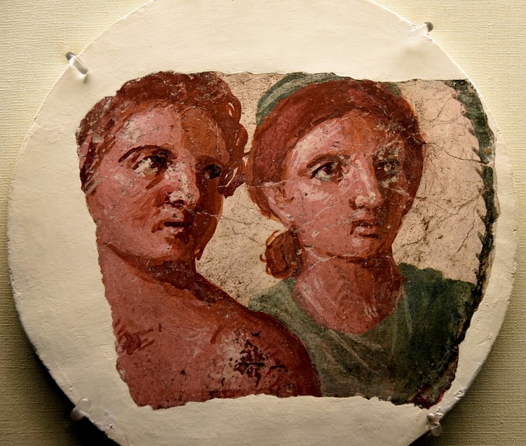 Portrait of a Man and Woman from Pompeii