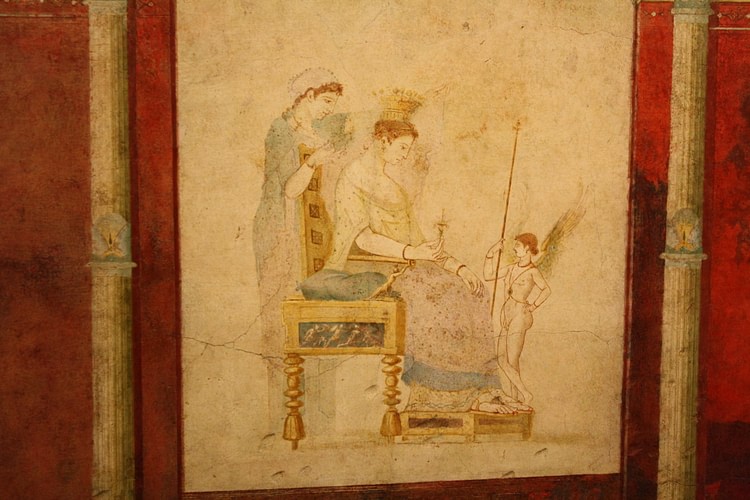 Roman Aristocratic Lady, Villa of the Farnesina Fresco
