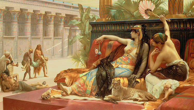 Cleopatra Testing Poisons On Those Condemned To Death